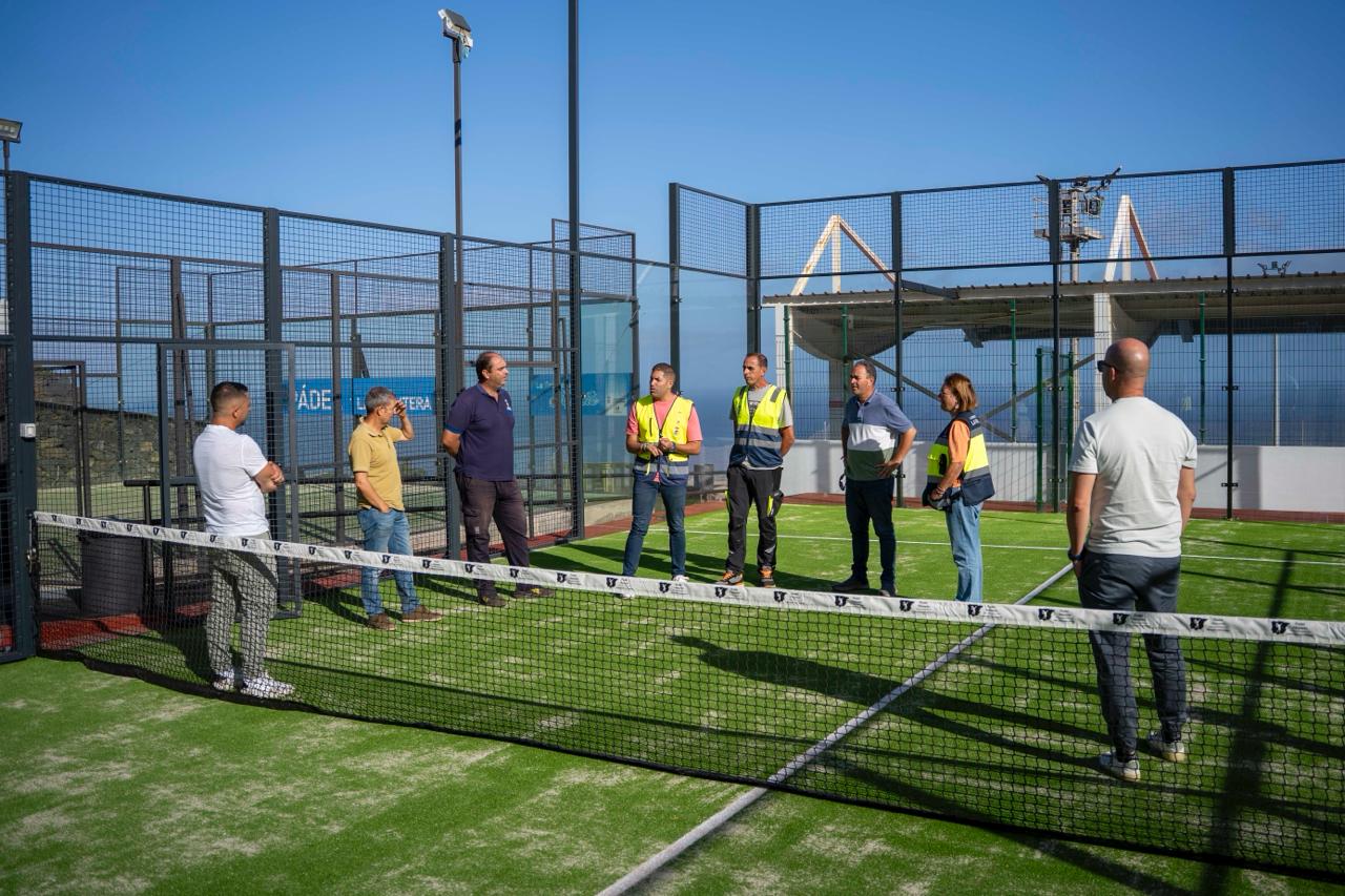 El Ayuntamiento de La Frontera recepciona la nueva cancha de pádel municipal, cofinanciada con el Gobierno de Canarias